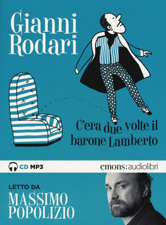 Produktbild: C'era due volte il barone Lamberto letto da Massimo Popolizio. Audiolibro. CD Audio formato MP3