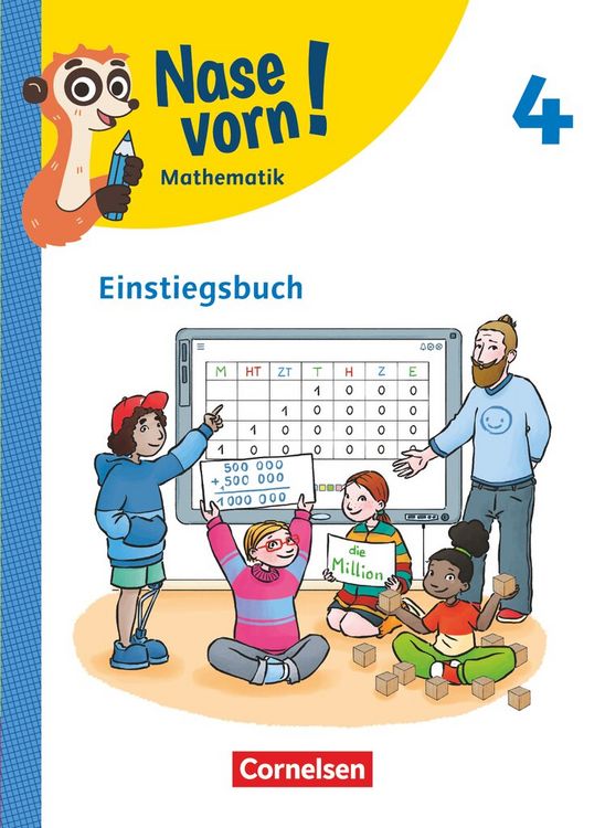 Produktbild: Nase vorn! 4. Schuljahr - Lehrwerk f&uuml;r Mathematik - Ausgabe 2023 - Einstiegsbuch