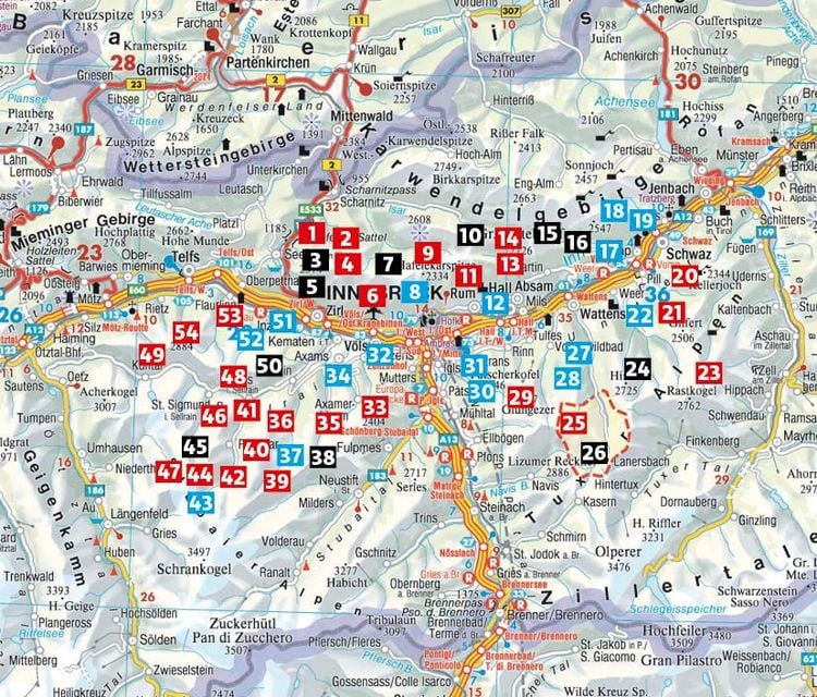 Produktbild: ROTHER Wanderf&uuml;hrer Rund um Innsbruck. 54 Touren im Karwendel, in den Tuxer Alpen und im Sellrain