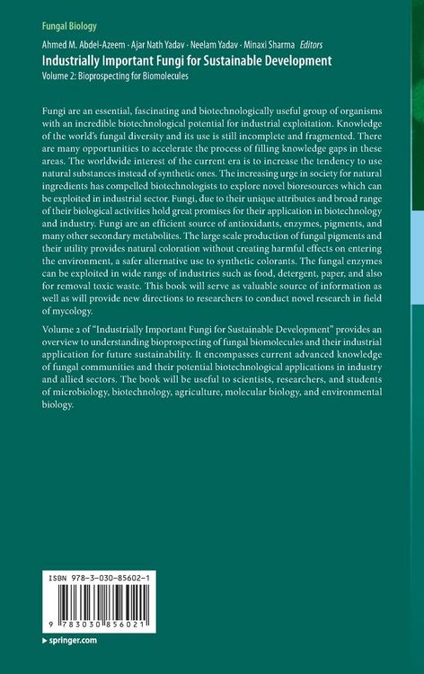 Produktbild: Industrially Important Fungi for Sustainable Development