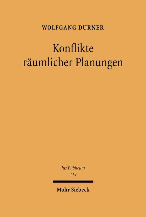 Produktbild: Konflikte r&auml;umlicher Planungen