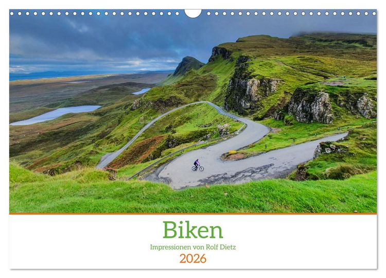 Produktbild: Biken - Impressionen von Rolf Dietz (Wandkalender 2026 DIN A3 quer), CALVENDO Monatskalender