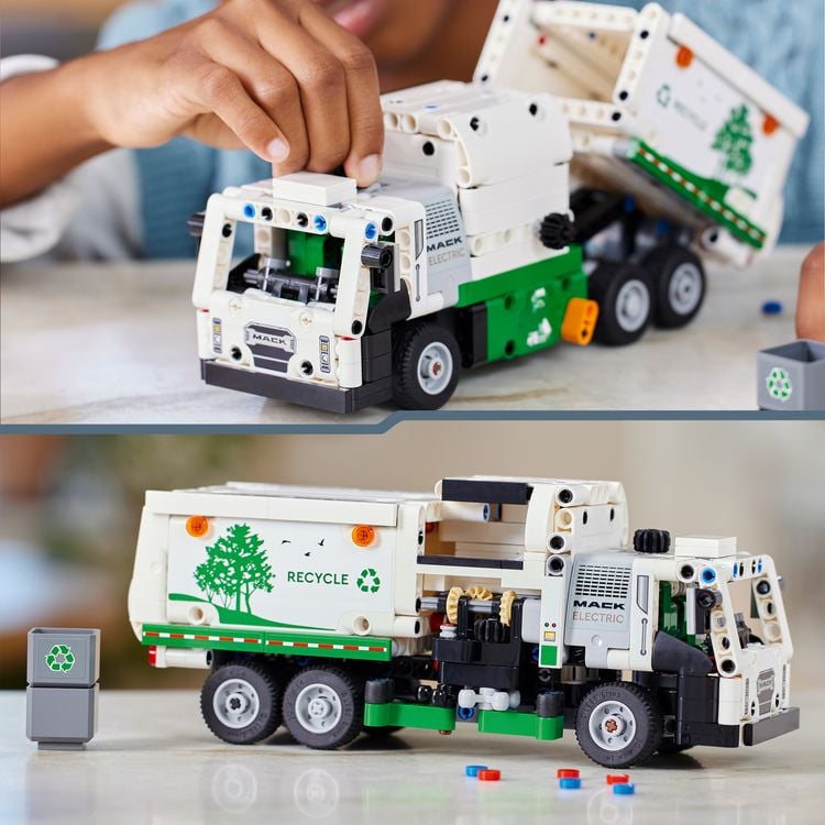 Produktbild: LEGO Technic 42167 Mack LR Electric M&uuml;llwagen Set, LKW-Spielzeug
