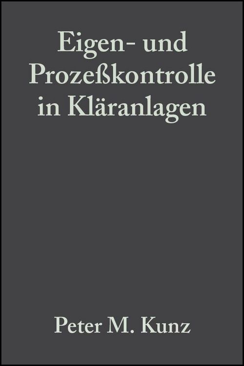Produktbild: Eigen- und Prozesskontrolle in Klaranlagen