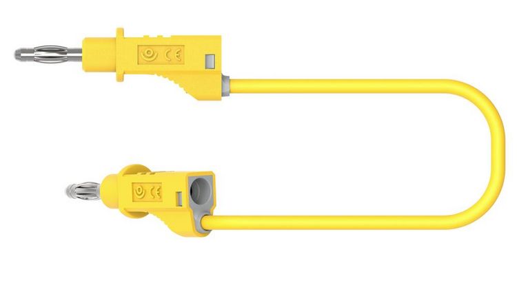Produktbild: Electro PJP 2117-CD1-100J Messleitung Bananenstecker Bananenstecker 1.00m Gelb 1St.