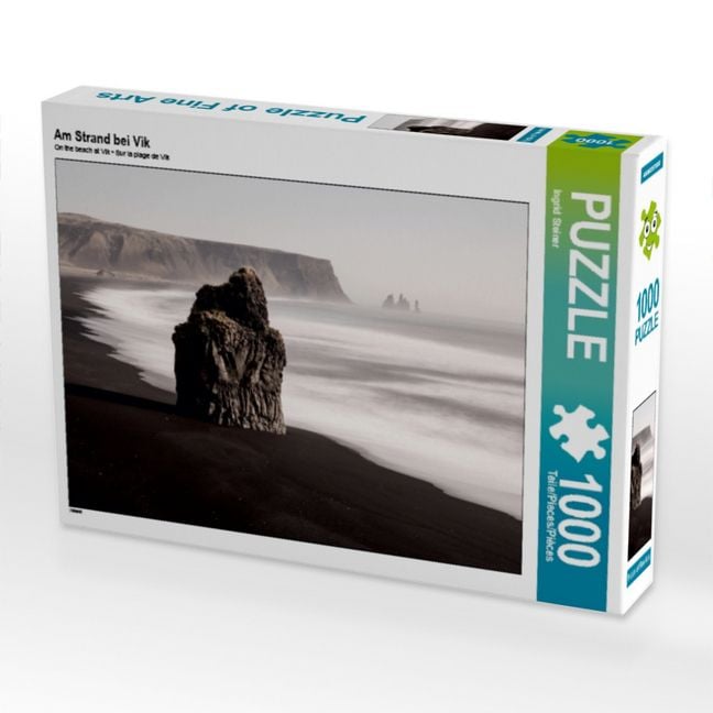 Produktbild: CALVENDO Puzzle Am Strand bei V&igrave;k | 1000 Teile Lege-Gr&ouml;&szlig;e 64x48cm Foto-Puzzle f&uuml;r gl&uuml;ckliche Stunden