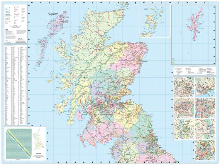 Produktbild: Collins Road Map of Britain 2027 (Folded Map)