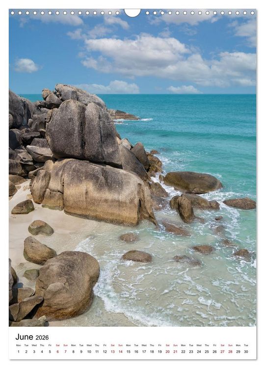 Produktbild: South East Asian Beaches (Wall Calendar 2026 DIN A3 portrait), CALVENDO 12 Month Wall Calendar
