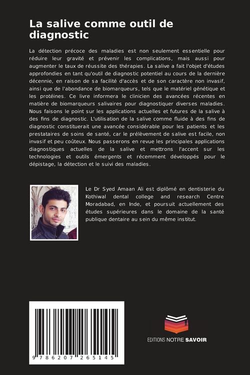 Produktbild: La salive comme outil de diagnostic