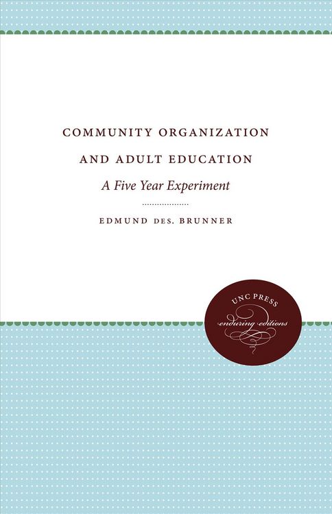 Produktbild: Community Organization and Adult Education
