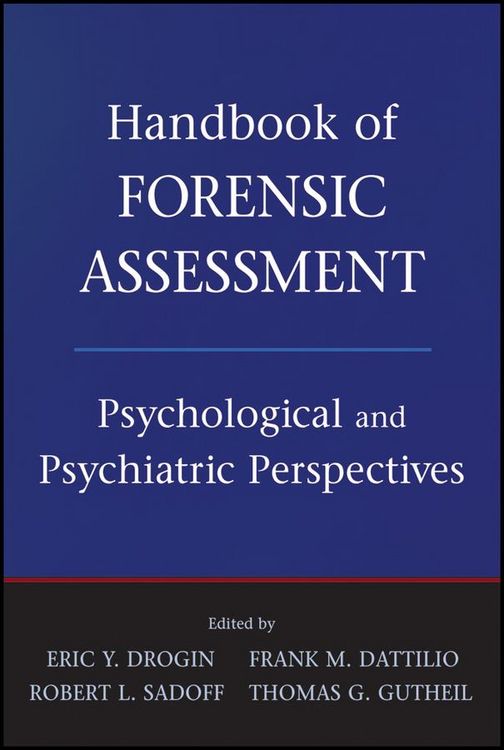 Produktbild: Handbook of Forensic Assessment