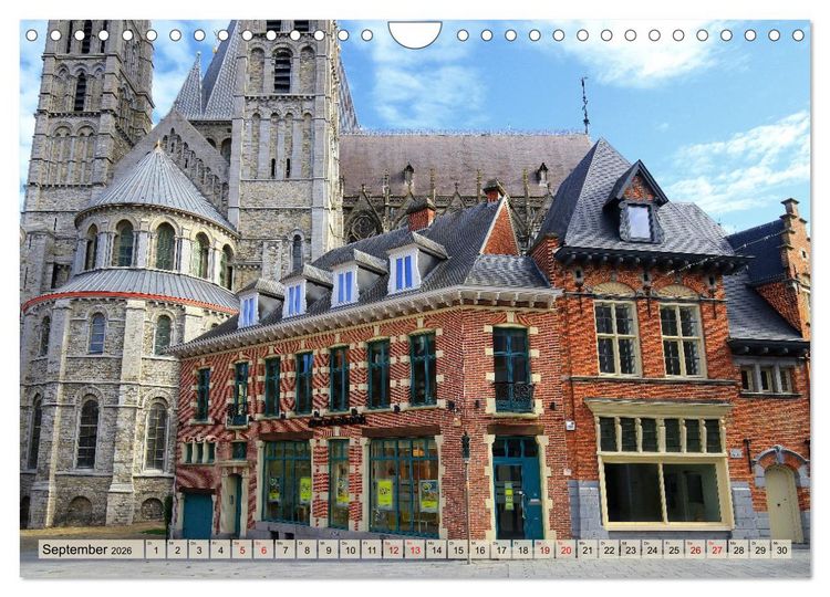 Produktbild: Tournai - Malerisches Belgien (Wandkalender 2026 DIN A4 quer), CALVENDO Monatskalender