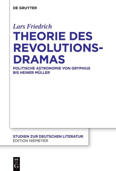 Produktbild: Theorie des Revolutionsdramas