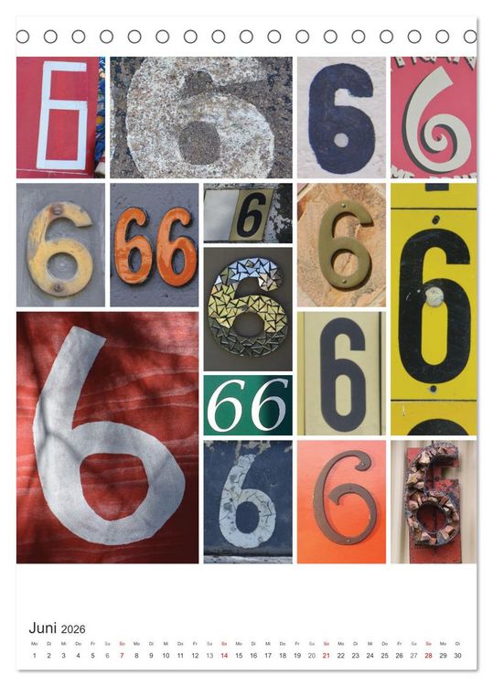 Produktbild: Das Jahr in Zahlen (Tischkalender 2026 DIN A5 hoch), CALVENDO Monatskalender