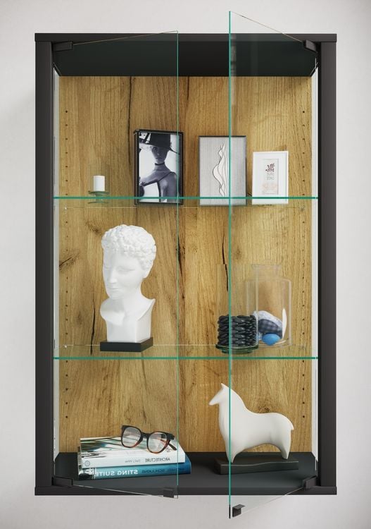 Produktbild: Wandvitrine H&auml;ngevitrine Glasvitrine Glas Udina M