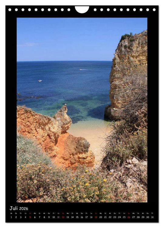 Produktbild: Blickpunkte Algarve (Wandkalender 2026 DIN A4 hoch), CALVENDO Monatskalender