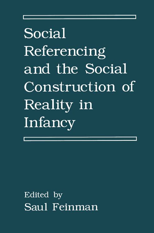 Produktbild: Social Referencing and the Social Construction of Reality in Infancy