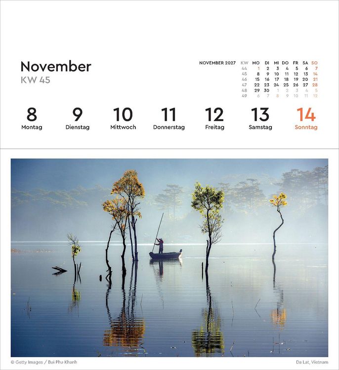 Produktbild: Urlaubsfeeling - KUNTH Postkartenkalender 2027