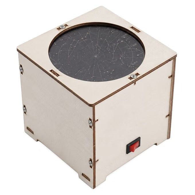 Produktbild: Fischertechnik 579987 - miniMINT, Nova Glow, Sternenhimmel-Projektor, Technik-Holzbausatz ab 8 Jahren