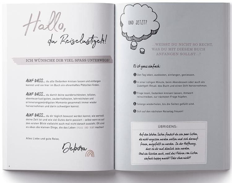 GuideMe Reisetagebuch Travel Memories „Weltenbummler“