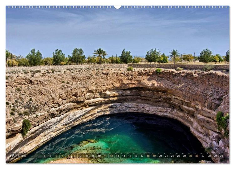 Produktbild: Sultanat Oman (Wandkalender 2026 DIN A2 quer), CALVENDO Monatskalender