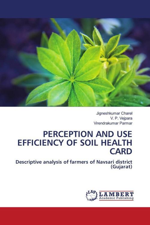 Produktbild: PERCEPTION AND USE EFFICIENCY OF SOIL HEALTH CARD