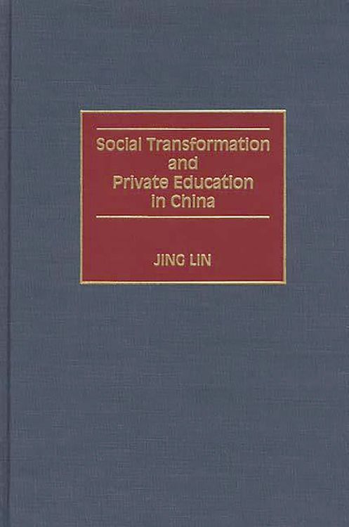 Produktbild: Social Transformation and Private Education in China