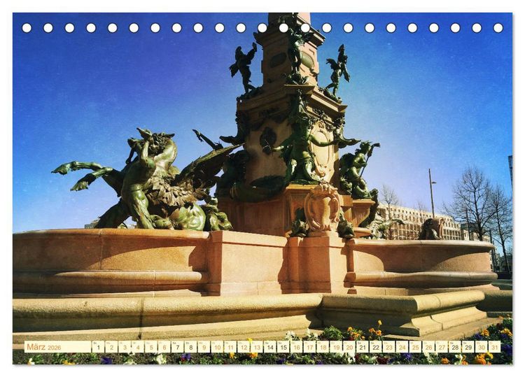 Produktbild: LEIPZIG urcool (Tischkalender 2026 DIN A5 quer), CALVENDO Monatskalender