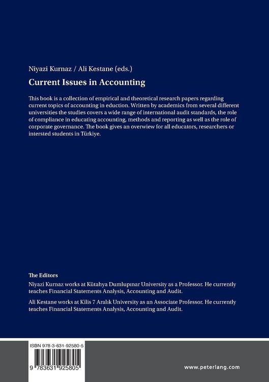 Produktbild: Current Issues in Accounting
