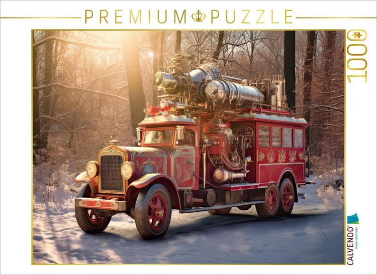 Produktbild: CALVENDO Puzzle Wintermorgen | 1000 Teile Lege-Gr&ouml;&szlig;e 64x48cm Foto-Puzzle f&uuml;r gl&uuml;ckliche Stunden