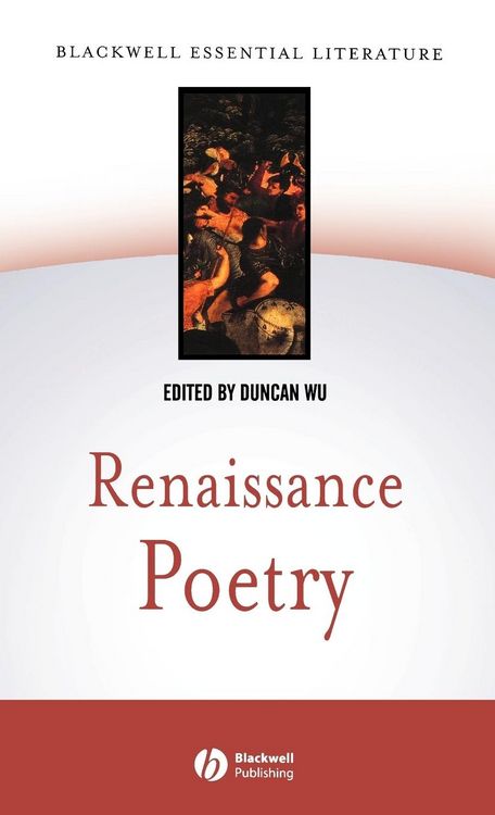 Produktbild: Wu: Renaissance Poetry