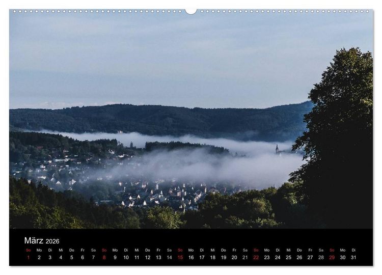 Produktbild: Meine Heimat Westerwald (hochwertiger Premium Wandkalender 2026 DIN A2 quer), Kunstdruck in Hochglanz