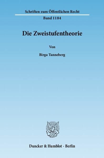 Produktbild: Die Zweistufentheorie.