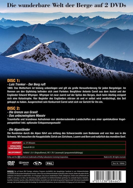 Produktbild: Wunder der Bergwelt [2 DVDs]