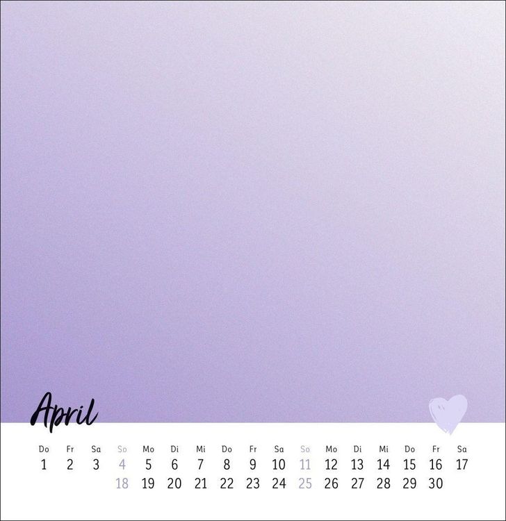 Produktbild: Kreativkalender zum Aufstellen Mit Liebe gemacht 2027