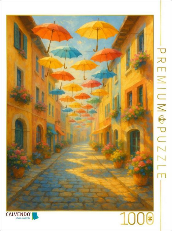 Produktbild: CALVENDO Puzzle T&auml;nze der Schirme | 1000 Teile Lege-Gr&ouml;&szlig;e 64x48cm Foto-Puzzle f&uuml;r gl&uuml;ckliche Stunden