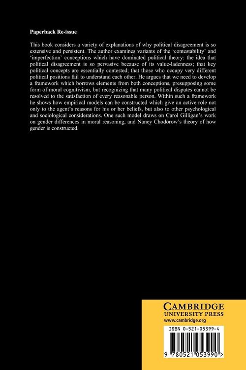 Produktbild: Explaining Political Disagreement