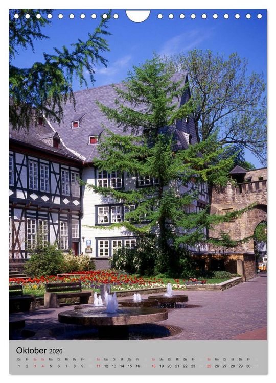 Produktbild: Der Harz und seine Sehensw&uuml;rdigkeiten (Wandkalender 2026 DIN A4 hoch), CALVENDO Monatskalender