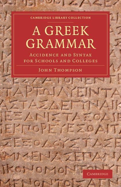 Produktbild: A Greek Grammar