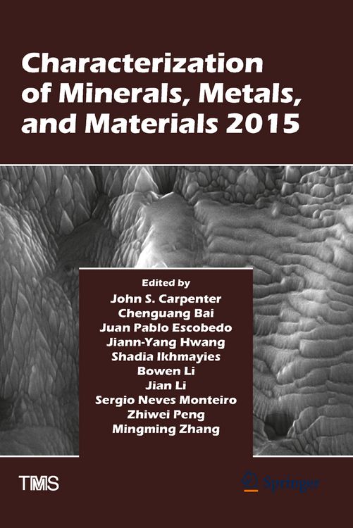 Produktbild: Characterization of Minerals, Metals, and Materials 2015