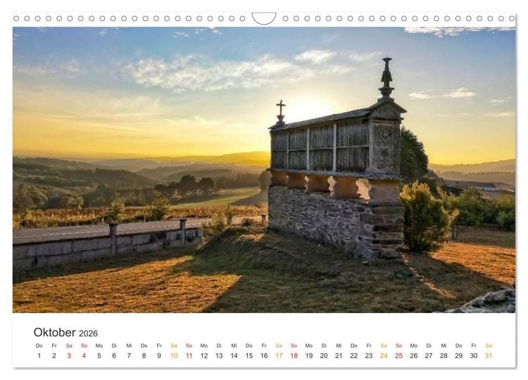 Produktbild: Camino de Santiago - Jakobsweg (Wandkalender 2026 DIN A3 quer), CALVENDO Monatskalender