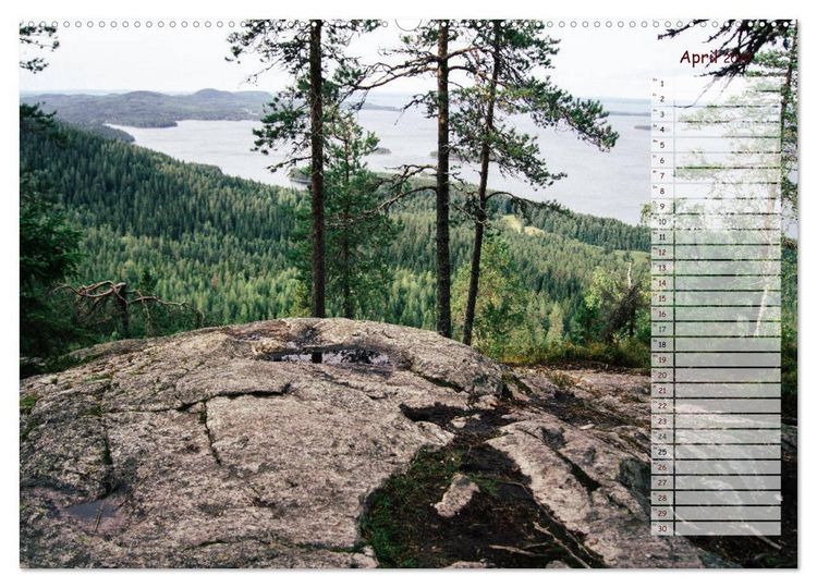 Produktbild: Finnlands raue Sch&ouml;nheit (Wandkalender 2027 DIN A2 quer), CALVENDO Monatskalender