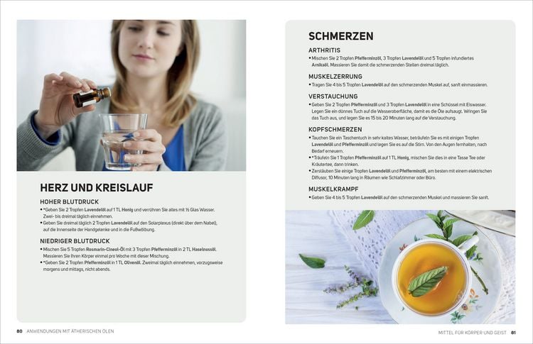 Produktbild: 6 &Auml;therische &Ouml;le f&uuml;r Einsteiger. &Uuml;ber 300 Anwendungsm&ouml;glichkeiten mit den sechs wichtigsten &Ouml;len