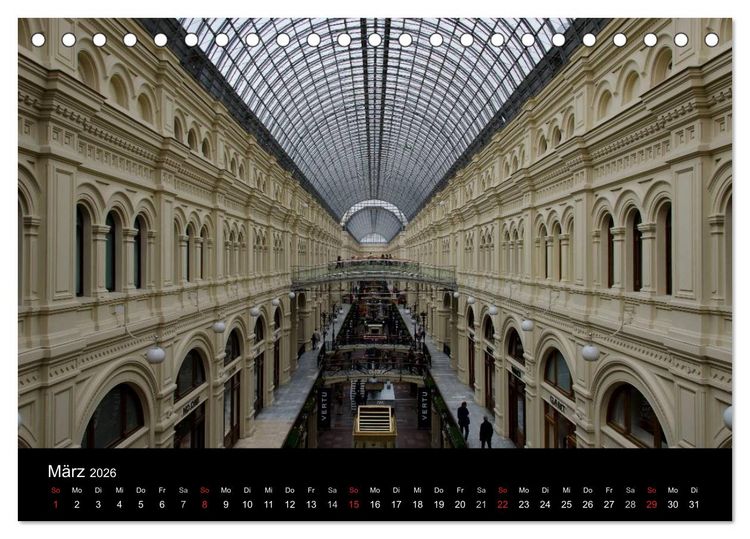 Produktbild: Moskau - Moscow (Tischkalender 2026 DIN A5 quer), CALVENDO Monatskalender