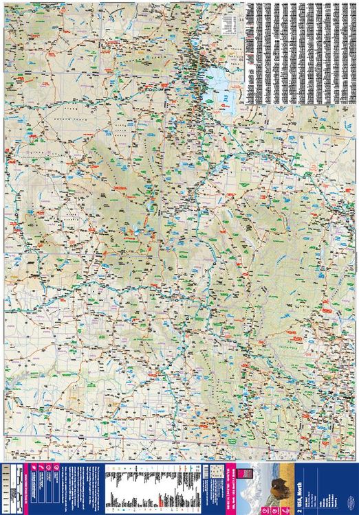 Produktbild: Reise Know-How Landkarte USA, Nord / USA, North (1:1.250.000) : Idaho, Montana, Wyoming, North Dakota, South Dakota, Nebraska