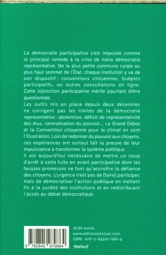 Produktbild: Pour en finir avec la d&eacute;mocratie participative