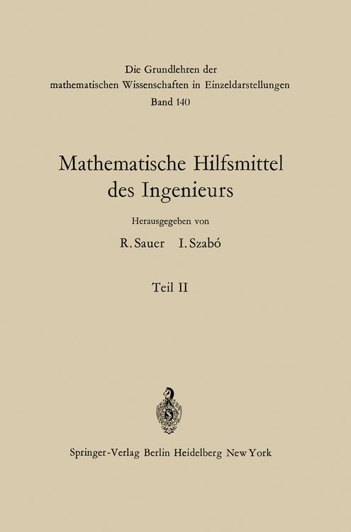 Produktbild: Mathematische Hilfsmittel des Ingenieurs