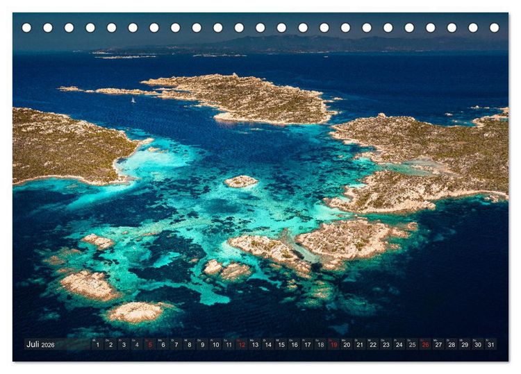 Produktbild: Sardinien - Karibik des Mittelmeers (Tischkalender 2026 DIN A5 quer), CALVENDO Monatskalender