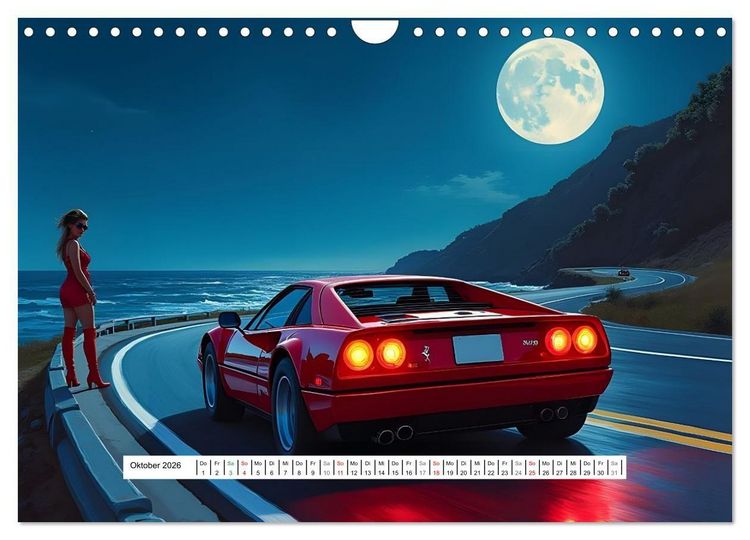 Produktbild: Lack und Leinwand (Wandkalender 2026 DIN A4 quer), CALVENDO Monatskalender