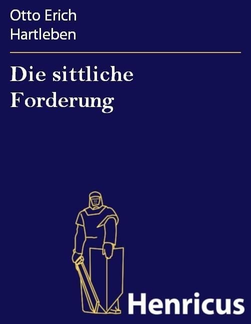 Produktbild: Die sittliche Forderung